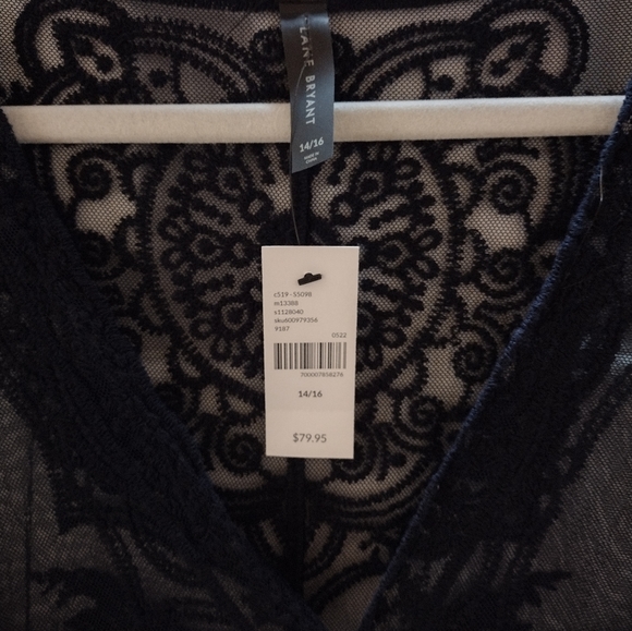 Lane Bryant beautiful lace duster Tag Removed - Picture 3 of 5